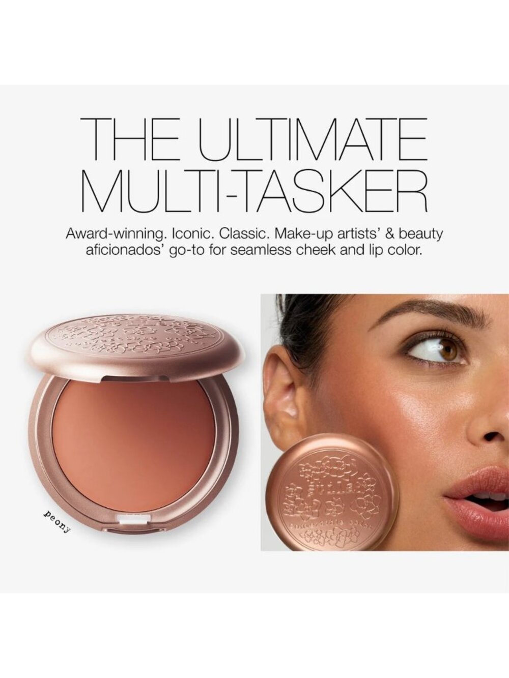 Stila Dual Lip & Cheek Cream in Peony (2-in-1 Lipstick & Blush in Tawny)